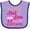 Lavender and Purple, variant on Inktastic Valentines Day All You Need is Love and Cupcakes Boys or Girls Baby Bib
