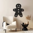 thumbnail image 4 of LaModaHome Modern Metal Wall Art, Gingerbread-Inspired Design, Unique Home Decor, Artistic Metalwork, Contemporary Wall Sculpture, Home AccentHome Decoration Gift -31.5"x37.8"/80x96cm, 4 of 5
