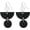 Black Drop, variant on Fashion Geometric Elegant Drop Earrings for women Long Boho Multicolor Light Weight Double Oval Shell Beaded Earrings Dangling[w0257]