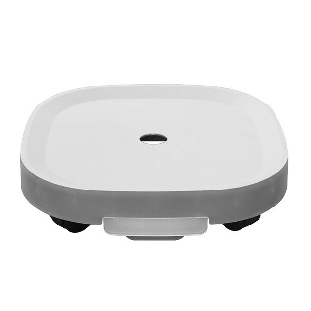 Plateau de Rangement Roulant Support en Plastique Fournitures de Jardin Support de Fond de Pot de Fleurs Roue Cachée Déplacer la Palette