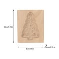 thumbnail image 3 of Diy Baking Moulds Wooden Cookie Cookie Moulds Embossing Craft Decorative Baking Tools For Christmas Thanksgiving Christmas Kitchen Biscuit Moulds, 3 of 5