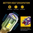 thumbnail image 4 of AUXITO 921 LED Bulb Backup Reverse Light, T15 912 w16w LED Bulbs 6000K White , Pack of 2, 4 of 8