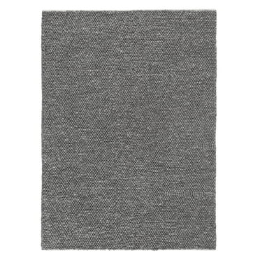 TOWN & COUNTRY TERRA Olea Bubble Texture Handcrafted 100% Wool Area Rug, Grey, 5'x7’