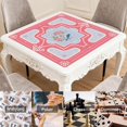 thumbnail image 6 of Pink Bird Blossom Oriental Mahjong Mat 31.5x31.5 Inch | Non-Slip And Noise Reduction Mah Jong Table Mat Cover with Carrying Bag For Mahjong Lovers, Poker, Board Games And Dominoes, 6 of 7