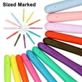thumbnail image 2 of 12pcs EEEkit Ergonomic Handle Crochet Hooks Set Soft Needles Craft Sewing Knitting Hooks Tool for Arthritic Hands(2-8mm), 2 of 8