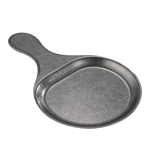 Plancha con asa para barbacoa, fajitas, crepera antiadherente, huevo frito, acero inoxidable para horno tostador