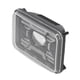 thumbnail image 3 of Faro LED Halo cuadrado de 7 pulgadas, señal de giro DRL, lámpara de luz baja y alta, repuesto para Cherokee H6054, 3 of 12