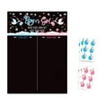 thumbnail image 1 of Juego de revelación de género, juego de votación de niño o niña, suministros de baby showers, baby gender revele decoración Negro, 1 of 8