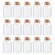 thumbnail image 1 of 20 botellas de vidrio con corcho, transparentes, para guardar deseos, minibotellas para té, para fiestas en casa (30 x 50 mm, 20 ml), 1 of 6