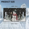 thumbnail image 7 of HUIACONG Christmas Snowman Universal Seat Covers for Golf Cart Anti-Slip Easy to Clean Golf Car Seat Towel Easy to Install and Clean Golfs Car Interior Decoration Compatible with EZGO Club Cars, 7 of 7