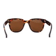 thumbnail image 2 of Lunettes de Soleil pour Hommes Hipster Rétro Vintage Style à Monture Ronde Corne Écaille Brun, 2 of 4