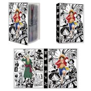 240pcs Card Album Book Naruto Dragon Ball Goku Vegeta ONE PIECE Luffy Zoro Map Letter Holder Binder Card Notebook Collection Toy