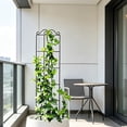 thumbnail image 4 of Metal Plant Trellis, Easy Install for Home Outdoor, Plant Support Climbing Stand - 2Pcs Climbing Rack, Easy To Install Metal Garden Trellis for Home Outdoor, 50X15cm, Kingtowag, 4 of 8