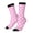 2 Black-1, variant on Pink bows Print Adult Socks for Men & Women,Calf Socks, Ankle Socks,Boots Socks,Breathable Casual Sock,Unisex Crew Socks