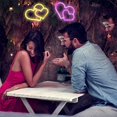 thumbnail image 3 of LINLIN LED Neon Sign,Heart Neon Sign Night Light Wall LED Neon Lamp USB Battery Powered Led Neon Light Sign for Home Bedroom Bar Party Decoration, 3 of 7