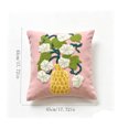 thumbnail image 3 of Zynviq Multicolor Pillow Covers 18x18inch Couch Pillow Covers Decorative Flower Square Polyester with Zipper, 3 of 6