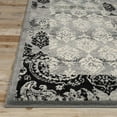 thumbnail image 3 of Superior Mystique 8' x 10' Indoor Area Rug, Modern Damask Rugs For Living Room Bedroom, Black-Gray, 3 of 7