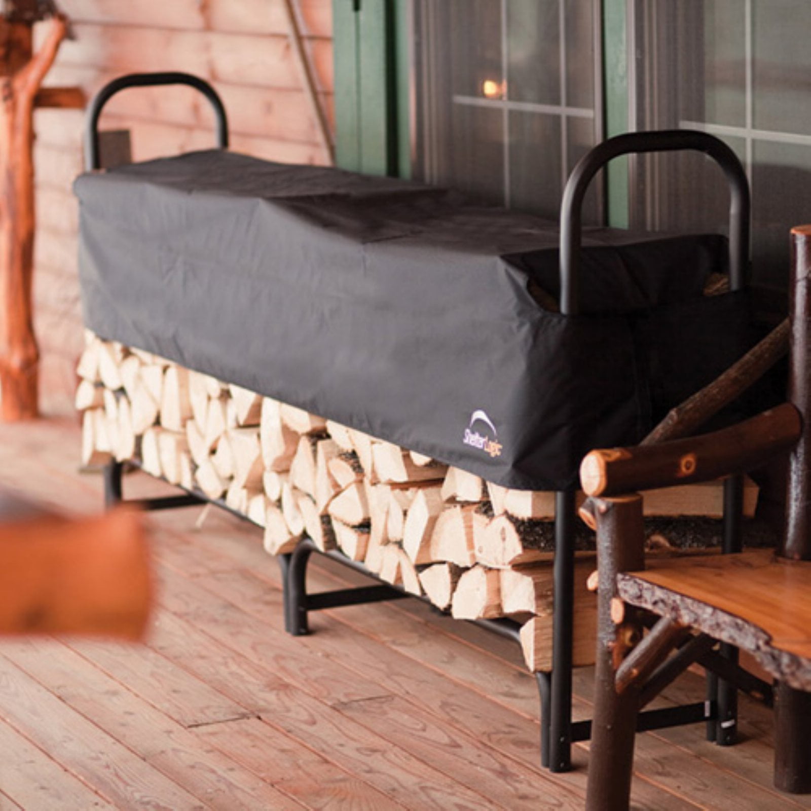 Buy ShelterLogic Firewood Rack with Cover at Ubuy Nigeria