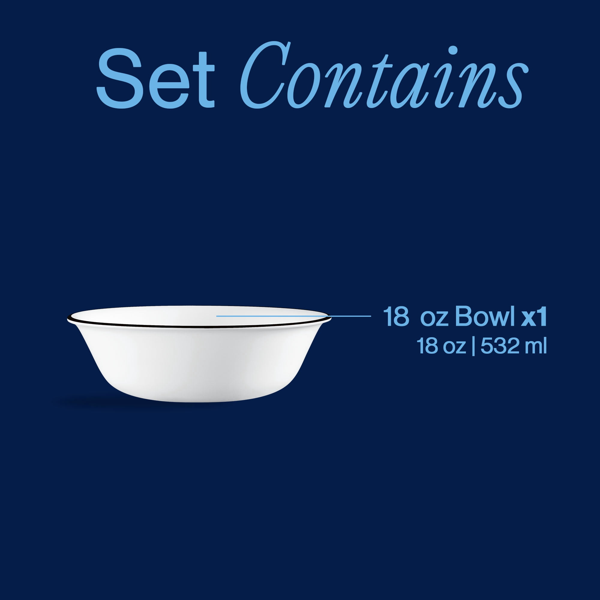 Corelle Brasserie 18 oz Soup/Cereal Bowl