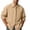 Khaki, variant on Stamzod Mens Dress Shirts with Tie Long Sleeve Business Office Button Down Shirt Loose Casual Oversized Shirts for Men White L
