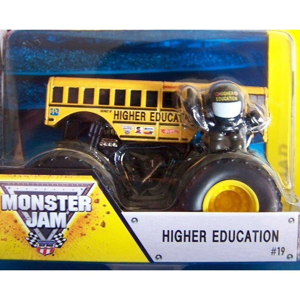 Higher Education School Bus 19 Hot Wheels OffRoad Monster Jam 2014 1