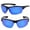 Open Road Blue/Open Road Blue, variant on 2 Pair of "The Skillful" Lightweight Sport Wrap Polarized Bifocal Sunglasses - Tortoise/Tortoise - 2.00