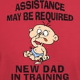 thumbnail image 3 of CafePress - New Dad In Training Dark T Shirt - Men's Classic Graphic Cotton T-Shirt, 3 of 4
