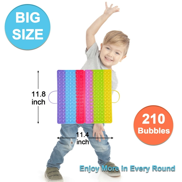 ZIMFANQI Pop It Fidget Toy Jumbo Big Pop Its Game Board Giant