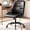 Black A, variant on CELTOSS Ergonomic Office Chair, Mid Back Computer Chair with Lumbar Support, PU Leather Executive Chair with Tilt Lock, Adjustable Height Swivel Desk Chair for Home Office, Black