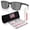 Matte Black Camo Frame | Prizm Black Lens, variant on OO9506D Paracord Square Shaped Non-Polarized Sunglasses for Men & Women - Includes Official Eyewear Kit - Transparent Abyss Frame with Prizm Grey Lens