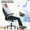 thumbnail image 6 of Dkelincs Massage Gaming Chair Video Game Chair Ergonomic Computer Office Desk Chair with a Vibrator Lumbar Support, Headrest,Flip up Armrest, White, 6 of 7