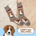 thumbnail image 4 of Men's Beware of Dog Beagle Crew Socks, 4 of 5