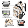 thumbnail image 5 of JIALIOU 14" Laptop Backpack Waterproof Airline Approved Stylish Casual Daypack for Travel Business College Work, Cute Bear with Honey Pot, 5 of 8