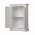 thumbnail image 2 of Water Creation Derby 33" Solid Hardwood Medicine Cabinet in White/Chrome, 2 of 4