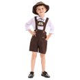 thumbnail image 5 of Akiihool Outfit for Baby Boy Toddler Baby Boy Clothes Long Sleeve Sweatshirt Pants Set Fall Winter Outfits Brown,7-8Years, 5 of 8