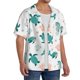 thumbnail image 2 of Balery Turtles And Seahorses Camisa Casual de Manga Corta con Botones para Hombre, Texturizada, Estilo Cubano, para Playa, Verano-Medium, 2 of 5
