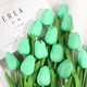 thumbnail image 3 of Tulipán artificial Huayishang, 10 unidades, verde, en liquidación. Flores falsas de imitación para el hogar. 10 unidades., 3 of 4