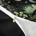 thumbnail image 3 of Homewish Moon Phase Butterfly Twin Duvet Cover, Botanical Daisy Mushroom Twin Bedding, Green Black, Black Reversible 2-Piece, 1 Duvet Cover and 1 Pillowcase, 3 of 5