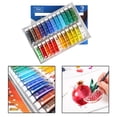 thumbnail image 4 of de pintura acrílica, paquete de 24 suministros de pintura para , , cerámica, tela, acrílicas no tóxicas para principiantes Gloria Tubo de pintura acrílica, 4 of 9