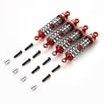 thumbnail image 1 of QualitChoice Smooth Front Rear Shock Absorber For 1/18 Latrax On-Road Vehicles Wear-resistant Red, 1 of 5