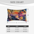 thumbnail image 4 of Lsque Colorful Gecko Jungle Art Pattern Pillow Case – Soft & Cozy Throw Pillow Cover, Hypoallergenic Cushion Case for Sleeping Women with Envelope Closure-14"x20", 4 of 6