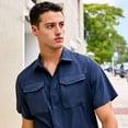 thumbnail image 4 of Free Country Men's Explorer Short Sleeve Shirt Storm XXL, 4 of 4