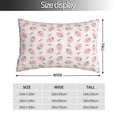 thumbnail image 2 of Kdxio Cotton Pillow Cases Pillowcases,Soft and Breathable Bedroom Pillow Cases-Floral Strawberr, 2 of 8