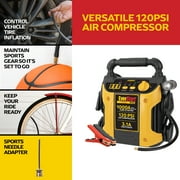 EverStart Maxx 1000 Peak Amp Jump Starter with 120 PSI Compressor, Pivoting LED Light, 3X USB Ports