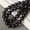 Black, variant on U8MO 4mm/6mm/8mm Round Pearl Glass DIY Loose Spacer Beads Wholesale Lot-Deep Gold-4mm