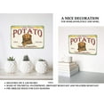 thumbnail image 5 of Farm Fresh Potato 100% Nature Organic Vegetables Iron Poster Painting Tin Sign Vintage Wall Decor for Cafe Bar Pub Home Beer Decoration Crafts, 5 of 7