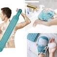thumbnail image 5 of TRIANU Exfoliating Body Scrubber Set with Back Scrubber, Bath Glove and Shower Bath Sponge Loofahs for Women and Men, Blue, 5 of 8