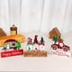thumbnail image 3 of 3 piezas de decoración de mesa de Navidad, paneles de bloques de madera, decoración de mesa, decoración rústica de bandeja con niveles de Navidad JAMW Sencillez, 3 of 5