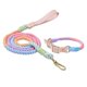 thumbnail image 3 of Colorful pu Leather dog Collars Pet Dog Leash Lead For Small Medium Large Dogs Pitbull Bulldog Pugs Beagle Outdoor Walking Rope ShopWise Round, 3 of 20