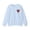 Light Blue, variant on Small Bleeding Heart Sweatshirt, Small Heart Sweatshirt, Valentine's Day Sweatshirt, Heart Sweatshirt 117